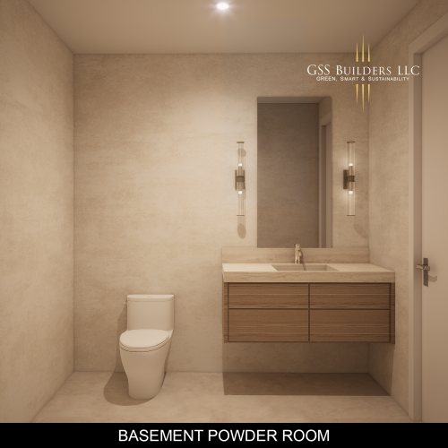 BASEMENT POWDER ROOM