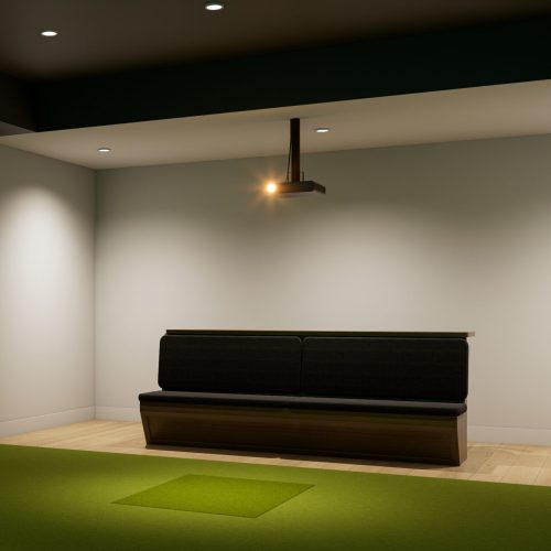 Golf Simulator View 01